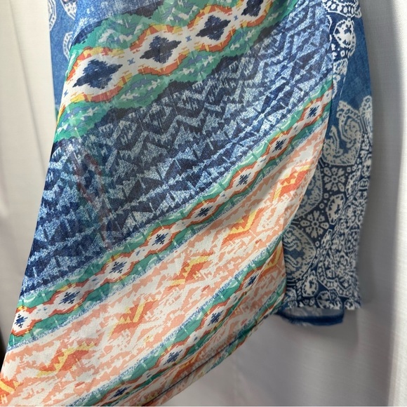 Ocean Pacific Op Women's Junior's L 11-13 Beach Swim Coverup Sheer Boho Beach - Picture 3 of 8